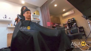 Modelmedia Asia Barber Shop Bold Sex Ai Qiu Mdwp Best Original