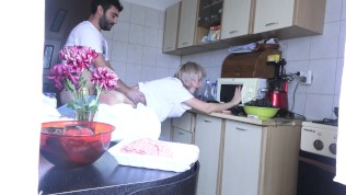 House wife has to stop her cooking for husband – Used milf !